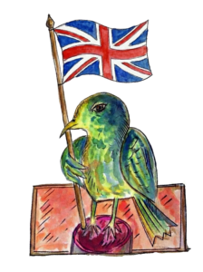 Button to select english language